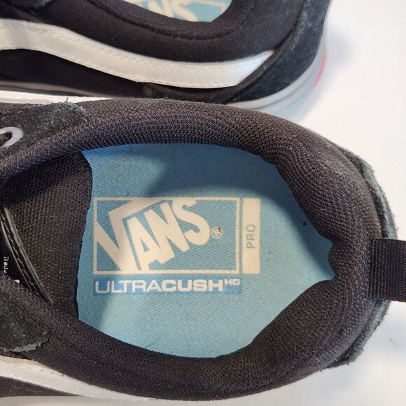 Vans Kyle Walker Pro Black White w/ Gray Sole Men's Size 8 Black Laces Old Skool - Picture 4 of 8